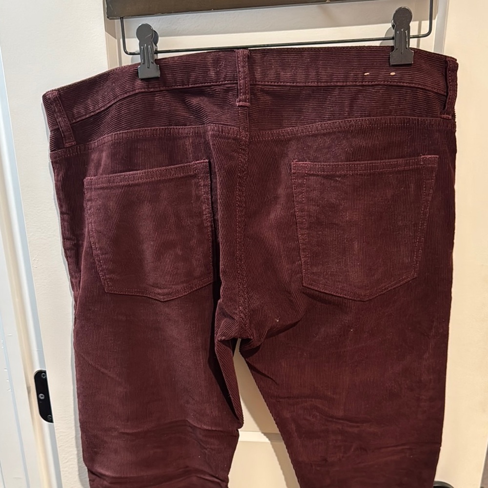 Burgundy Corduroy Pants